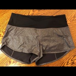 Lululemon Speed Up Short luminosity foil